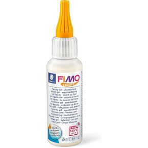 STAEDTLER 8050-00 FIMO Liquid Oven-Hardening Decorating Gel for Polymer Clay Modelling - Transulcent (1 x 50ml Bottle)