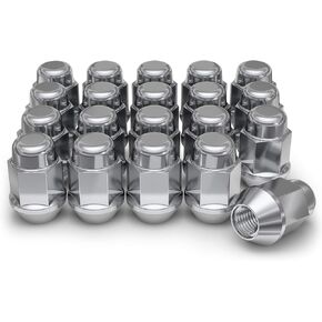 White Knight 1709S-20AM Chrome M14x1.50 Bulge Acorn Lug Nut, (Pack of 20)