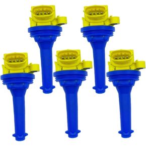 5PCS ARKAUTO HIGH PERFORMANCE IGNITION COIL ARK-IG517-Y UF517 UF-517 30713417 86778370 307134170 307134171 C1721 86778370 FOR VOLVO C30 C70 S40 S60 V50 V70 XC70 2.5T 2.4 2.4T L5