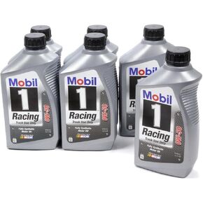 Mobil 1 0W-50 Full Synthetic Racing Motor Oil - 1 Quart (Case of 6)