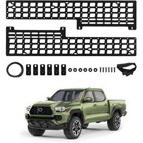 متوافق مع Toyota Tacoma Side Storage Molle Panel Metal Trunk Bed Storage for 2005-2023 Tacoma 5ft Short Bed Accessories (لوحة جانبية) in Kuwait