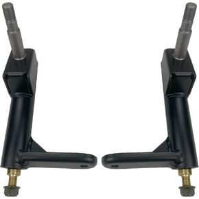 Left&Right Spindle Steering Knuckle for Coleman KT196 CK196-T & 196cc 6.5 Hp Gas Powered Go-Karts,Includes Wheel Hub and Ball joints on Both ends for Steering Control,Off-Road 4-Wheeler Quad Parts