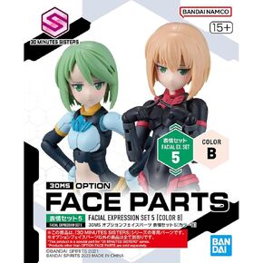 Bandai Hobby - 30 Minute Sisters - Option Face Parts Facial Expression Set 5 [Color B] 30 MS Model Kit