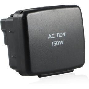 Center Console Rear Power Outlet Plug 110V 400W Rear AC Outlet Socket Assembly Compatible with Ford F150 2015-2016 Replace# FL3Z-19N236-A