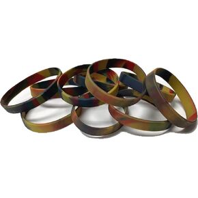 Cub Scout Wristband Swirl Multi Great for Webelos Pack of 10