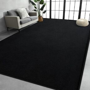 Large Area Rugs for Living Room Bedroom, 5x8 Feet Burgundy Red Rug, Minimalist Modern Shag Rug, Soft Thick Memory Foam Indoor Carpet, Non-Slip Washable Rug for Boys Girls Dorm Nursery Room Home Decor