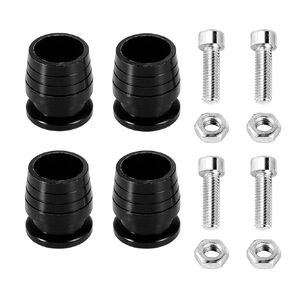 Motorcycle License Plate Bolts, License Plate Screws Decorative Aluminum Alloy M6 License Plate Bolt, Motorcycle License Plate Screws Fit Most Motorcycles Vehicles Cars Trucks ect - Green- Set of 4