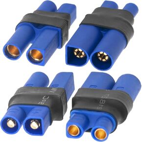 2Pairs Vgoohobby EC5 to EC3 Connector Adapter Female Male Plugs Adaptor for RC FPV Drone Car Boat Lipo NiMH Battery Charger ESC
