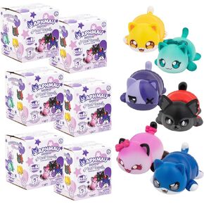 Aphmau MeeMeow Mystery Figures – Series 5; YouTube Gaming Channel, Blind Box, 6 Pack Bundle, 8 to Collect, Official Merch
