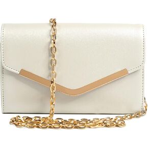Women's Evening Bag Envelope Clutch Purse Detachable Chain Crossbody Bag for Wedding Party Shoulder Bag Handbag