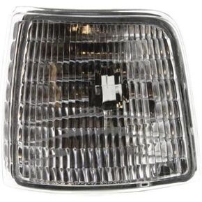 DAT AUTO PARTS Front Left Driver Side Parking Corner Light Turn Signal Marker Lamp Lens Housing Replacement For 1992-1997 Ford Bronco Clear Lens FO2550110 F2TZ15A201D