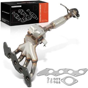 A-Premium Exhaust Manifold Catalytic Converter Kit Direct-Fit Compatible with Mazda 3 2004-2009, 5 2006-2010, 2.3L, EPA Compliant, Replace# L3B42050X, L3B42050XD
