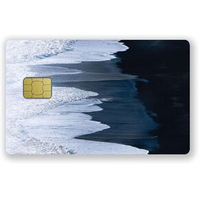 Small Chip Credit Card Stickers Slim Waterproof Anti-Wrinkling Removable Vinyl Decals Debit Card Skin in Saudi Arabia