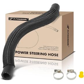 A-Premium Power Steering Hose Pressure Hose Line Assembly Compatible with Audi A4 2006-2008, A4 Quattro 2005-2009, 3.2L, Pump to Reservoir