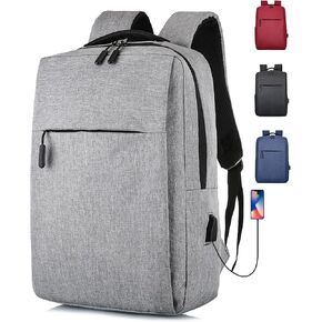 15.6 Inch Laptop backpack for men with usb charging backpack，business backpack for men，Suitable for men to work and leisure. (Viking Red)