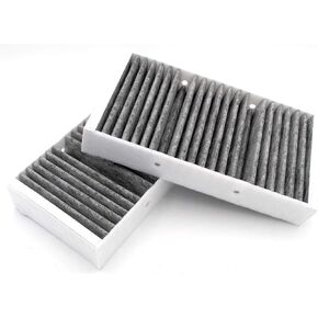FUN-DRIVING Macrofiber FD318 Cabin Air Filter for ML350 /GLE350 /GL450 /GLS450 /GL550/GL350/ML400 /GLS550/ML550 /GL63 AMG/ML63 AMG /GLE300d/GLS63 AMG/GLE400/GLE63 AMG/ML250,Replacement for 1668300318