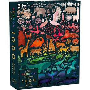 Elena Essex Puzzles for Adults 1000 Pieces - Mother Earth | Jigsaw Puzzles 1000 Pieces for Adults | Environmental Animal Panda Tiger Whale Koala Puzzle | Size 28x20 inches