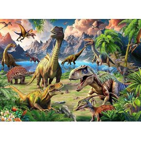 Puzzles for Kids Ages 4-8 100 Piece Puzzles for Kids, Dinosaur World 100 Piece Puzzles Children Learning Educational Toys Gifts Gifts Girls Age 4-6, 6-8, 8-10 Years Old (15 "X 10")…