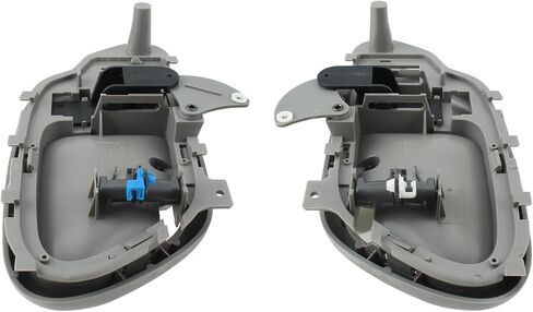 AUTOKAY Interior Inside Door Handle with Bezel LH & RH Pair Set for Chevy C1500 Truck for Cadillac for GMC Replaces 15708043 15708044 15708079 15708080, Gray in Saudi Arabia