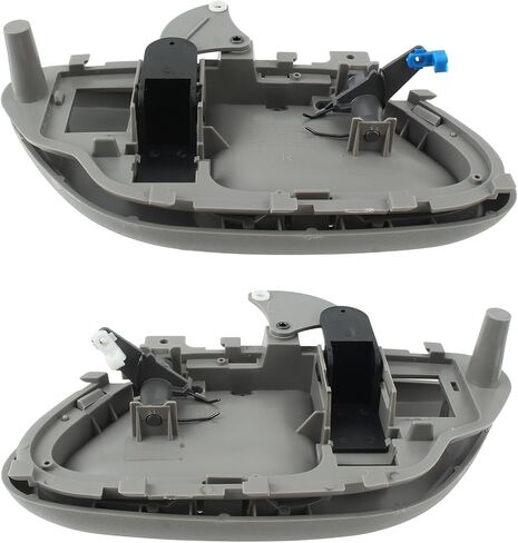 AUTOKAY Interior Inside Door Handle with Bezel LH & RH Pair Set for Chevy C1500 Truck for Cadillac for GMC Replaces 15708043 15708044 15708079 15708080, Gray in Saudi Arabia