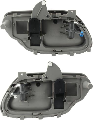 AUTOKAY Interior Inside Door Handle with Bezel LH & RH Pair Set for Chevy C1500 Truck for Cadillac for GMC Replaces 15708043 15708044 15708079 15708080, Gray in Saudi Arabia