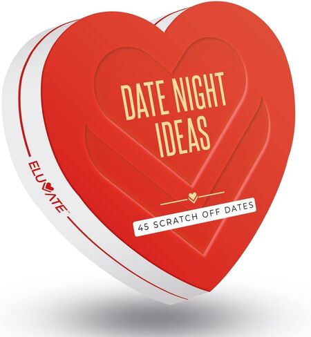 45 Scratch Off Date Night Ideas - Romantic Couple Gifts for Boyfriend, Girlfriend, Wife, Husband, Women or Men - Card Game for Anniversary or Wedding Gifts in Saudi Arabia