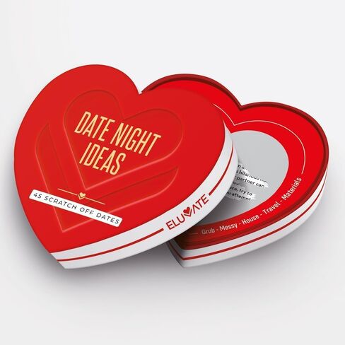 45 Scratch Off Date Night Ideas - Romantic Couple Gifts for Boyfriend, Girlfriend, Wife, Husband, Women or Men - Card Game for Anniversary or Wedding Gifts in Saudi Arabia