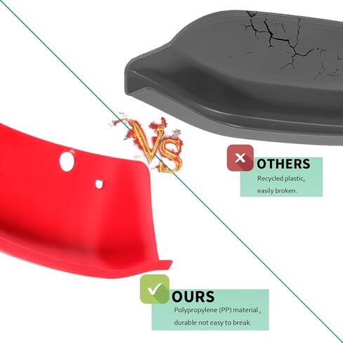 Front Bumper Lip Splitter Protector Cover Compatible with Dodge Charger Hellcat 2015-2021 SRT 392 / Scat Pack/RT Scat Pack/GT/RT, Red in Saudi Arabia