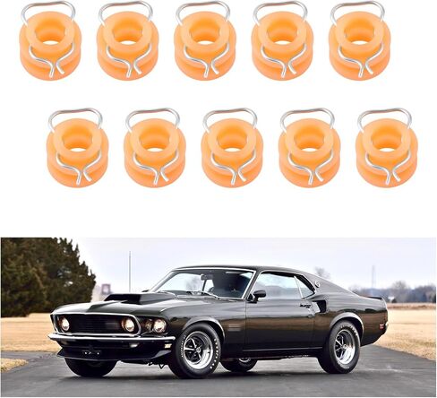 10PCS Window Regulator Roller Replacement C0AB-6423240-B,Durable Driver Side Window Regulator Kit for Window Lift,Car Clips for Window Regulator Compatible With Ford,Mustang in Saudi Arabia