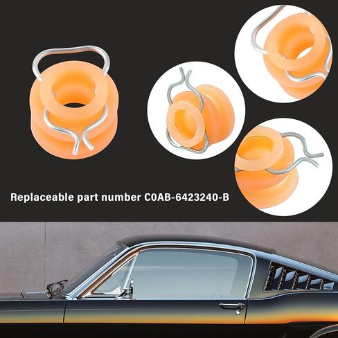 10PCS Window Regulator Roller Replacement C0AB-6423240-B,Durable Driver Side Window Regulator Kit for Window Lift,Car Clips for Window Regulator Compatible With Ford,Mustang in Saudi Arabia
