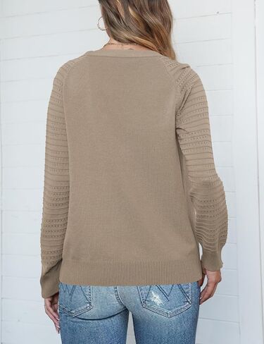 REDHOTYPE Women's Cardigan Sweaters Fashion Button Down Open Front Long Sleeve V Neck Lightweight Cardigans For Women in Saudi Arabia