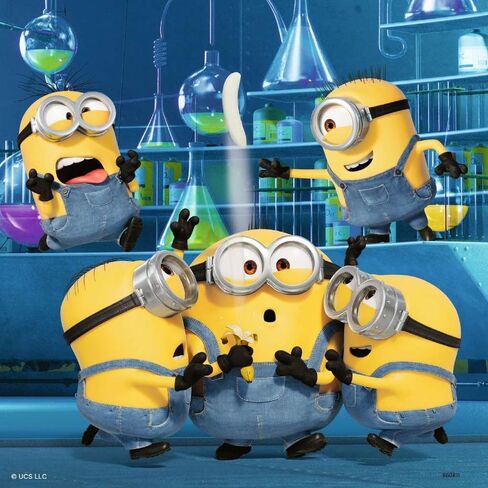 Ravensburger Funny Minions 3x49 Piece Jigsaw Puzzle Set for Kids - 05082 - Every Piece is Unique, Pieces Fit Together Perfectly in Saudi Arabia