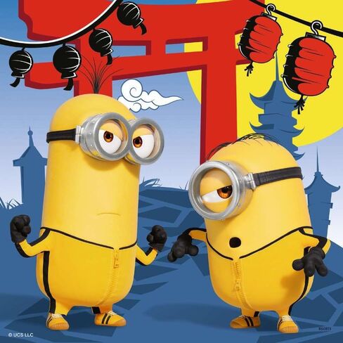 Ravensburger Funny Minions 3x49 Piece Jigsaw Puzzle Set for Kids - 05082 - Every Piece is Unique, Pieces Fit Together Perfectly in Saudi Arabia