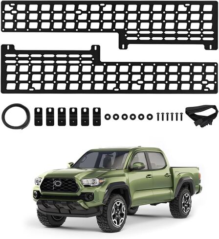 متوافق مع Toyota Tacoma Side Storage Molle Panel Metal Trunk Bed Storage for 2005-2023 Tacoma 5ft Short Bed Accessories (لوحة جانبية) in Kuwait
