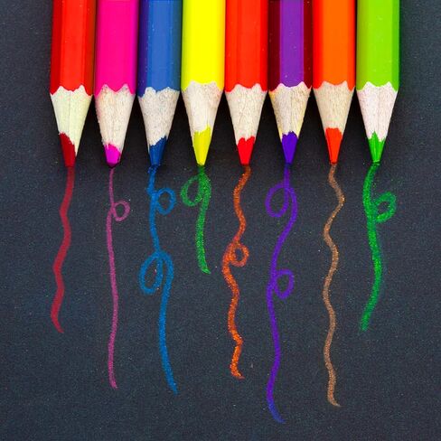 BAZIC 8 Neon Colored Pencils in Saudi Arabia