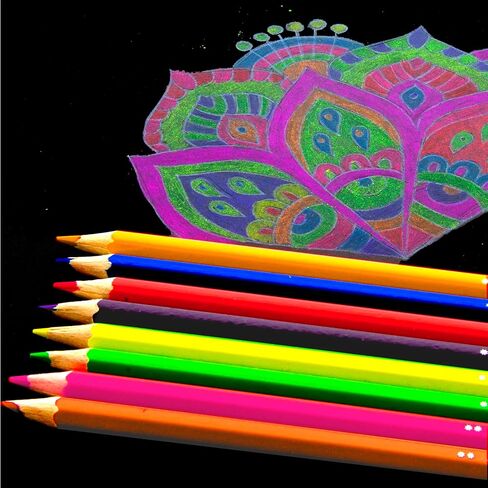 BAZIC 8 Neon Colored Pencils in Saudi Arabia