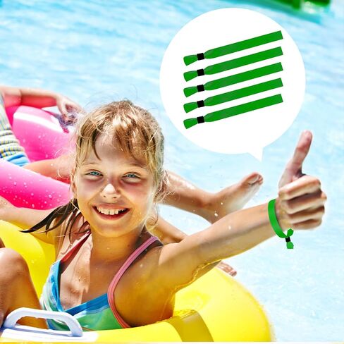 10 Pcs Disposable Wristbands for Events, Fabric Bracelets Wrist Bands Cloth Event Wristband Solid Color Cloth Wristbands for Club Entrance, Concert Wrist Strap, Festivals Bars (Fluorescent Green) in Saudi Arabia