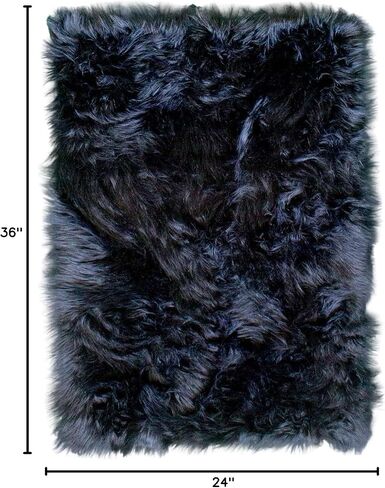 Super Area Rugs Ultra Soft & Fluffy Faux Sheepskin Rug, Gray 2 x 3 Feet Carpet for Bedroom Living Room in Saudi Arabia