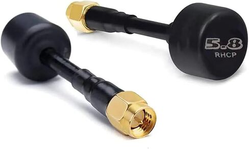 Mini FPV Antenna SMA Male Antenna Compatible Transmitter for FPV Drone, Long Range Quadcopter Drone (SMA Male 2Pack in Saudi Arabia