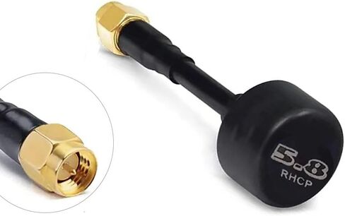 Mini FPV Antenna SMA Male Antenna Compatible Transmitter for FPV Drone, Long Range Quadcopter Drone (SMA Male 2Pack in Saudi Arabia