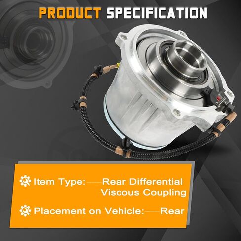 PANGOLIN KE01-27-97X Rear Differential Viscous Coupling for 2013-2023 Mazda CX-3 CX-5 CX-9 2.0 2.5L Aftermarket Parts, Replace OE KE012797X in Saudi Arabia