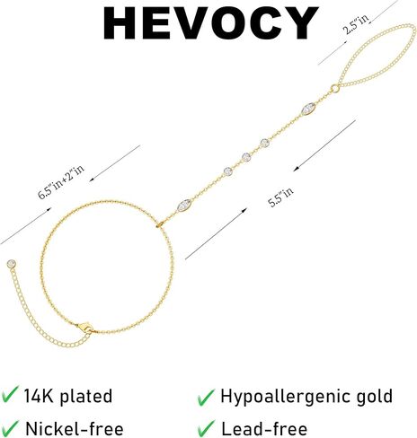 سلسلة يد سوار خاتم أنيق سلسلة يد للنساء أساور مطلية بالذهب مجوهرات عصرية لمجوهرات الزفاف هدايا عيد الميلاد للنساء in Kuwait