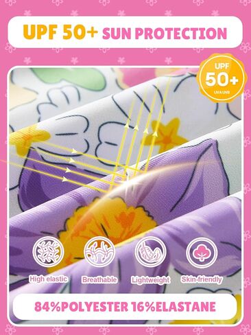 Angel season Girls Swimsuits Kids Bathing Suit One Piece Swimwear with UPF 50+ Cute in Saudi Arabia