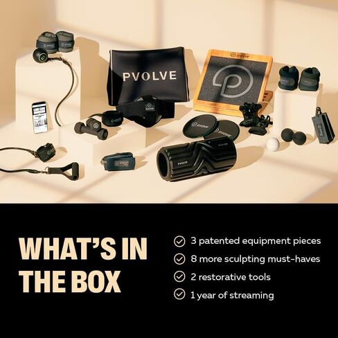 Pvolve Signature Bundle-Home Gym Fitness Equipment for Total Body Exercises- Strengthen and Tone in Saudi Arabia