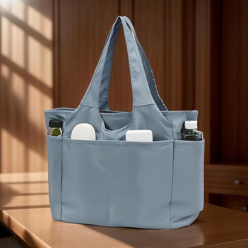 Gym Tote Bags for Women 35L, Travel Duffel Bag Compartments with Zipper, Shoulder Weekender Overnight Bag for 16in Laptop (Grey) in Saudi Arabia