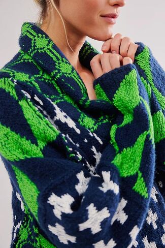 Women Cardigan Sweater Shawl Collar Button Down Oversized Sweaters Boho Fall Coat in Kuwait