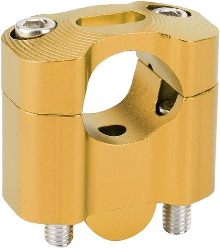 Motorcycle Handlebar Mount Clamps CNC Machined Aluminum Alloy Riser Adapter (Gold) in Saudi Arabia