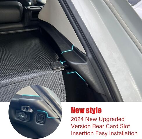 غطاء شحن لسيارة Honda HRV 2023 2024، غطاء صندوق خلفي قابل للسحب متوافق مع Honda HR-V 2023 2024 ظل حماية أمان بدون فجوة ملحقات السيارة من ألياف الكربون، أسود in Kuwait