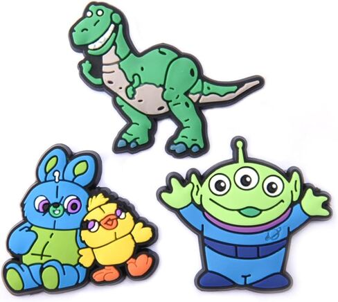 MACRCMS Cartoon Shoes Charms Decoration For Boy Girl Soft Pvc Alien Cars Princess Clogs Accessories For Shoe Decor Sandals Bracelets Holiday Birthday Party Gifts in Saudi Arabia