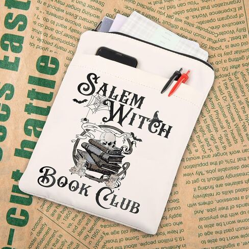 JNIAP Salem Witch Book Club كم كتاب الهالوين هدايا قارئ الكتب هدايا الموسم المخيف، غلاف الكتاب السحري، هدايا أمين مكتبة الهالوين (نوادي الساحرة سالم) in Saudi Arabia